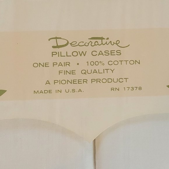 Pillow Case Boxed Set Mid Century, Embroidery, SEALED  USA - Picture 4 of 6